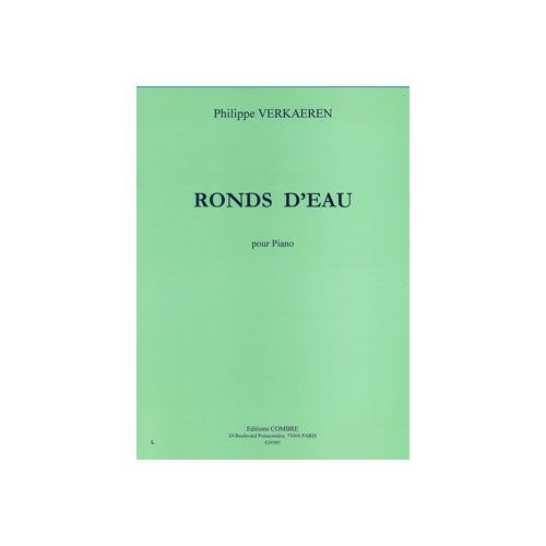 VERKAEREN PHILIPPE - RONDS D'EAU - PIANO