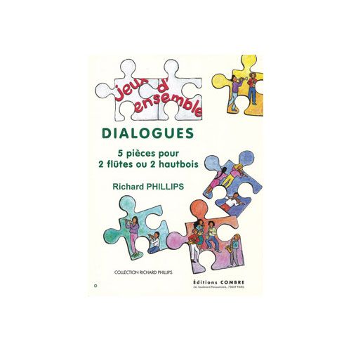 PHILLIPS RICHARD - DIALOGUES (5 PIECES) - 2 FLUTES OU 2 HAUTBOIS