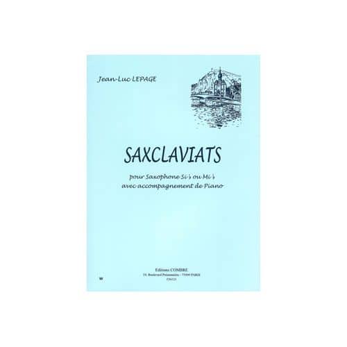  Lepage Jean-luc - Saxclaviats - Saxophone Mib Ou Sib Et Piano