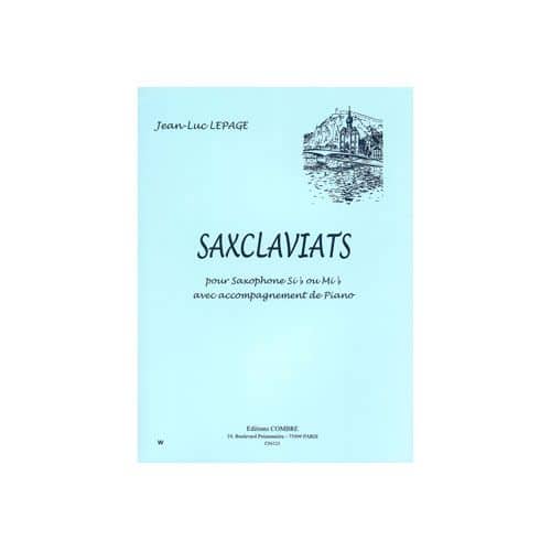 COMBRE LEPAGE JEAN-LUC - SAXCLAVIATS - SAXOPHONE MIB OU SIB ET PIANO