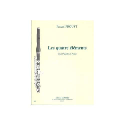 PROUST PASCAL - LES QUATRE ELEMENTS - PICCOLO ET PIANO