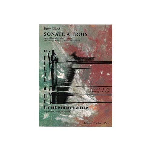 Jolas - Sonate À 3 - Flûte À Bec Alto Et Tr, Viole De Gambe Et Clavecin