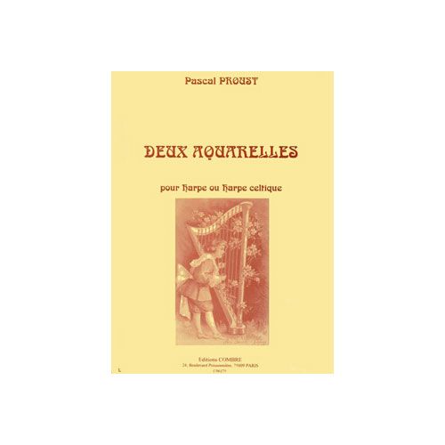 COMBRE PROUST PASCAL - AQUARELLES (2) - HARPE OU HARPE CELTIQUE