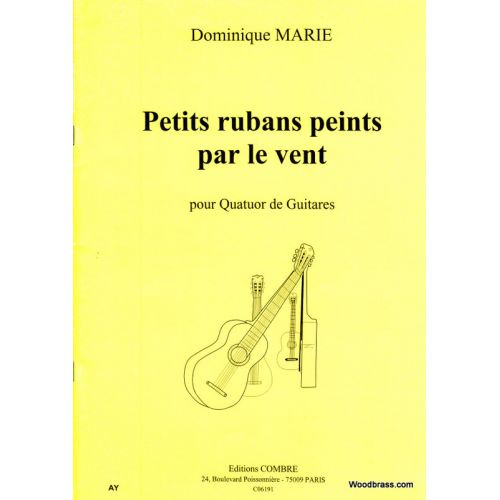 MARIE DOMINIQUE - PETITS RUBANS PEINTS PAR LE VENT - 4 GUITARES