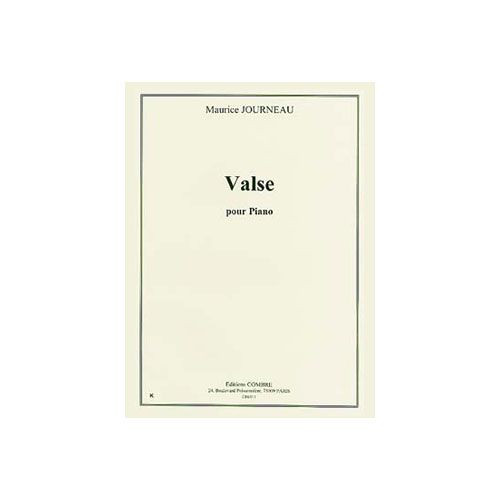 COMBRE JOURNEAU MAURICE - VALSE OP.2 - PIANO