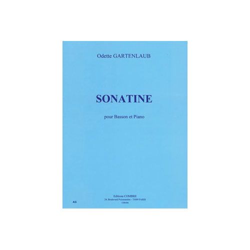 GARTENLAUB ODETTE - SONATINE - BASSON ET PIANO