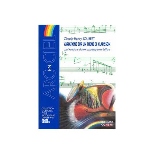 Joubert - Variations Sur Un Theme De Clapisson - Saxophone Alto et Piano