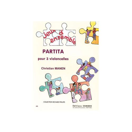 MANEN CHRISTIAN - PARTITA - 3 VIOLONCELLES