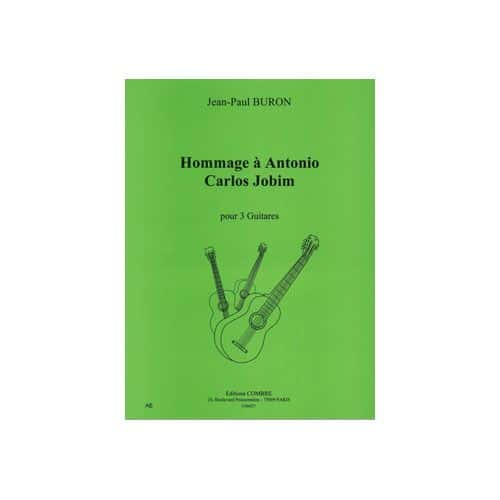 COMBRE BURON JEAN-PAUL - HOMMAGE A ANTONIO CARLOS JOBIM - 3 GUITARES