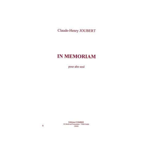 JOUBERT CLAUDE-HENRY - IN MEMORIAM - ALTO SEUL