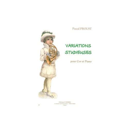 PROUST PASCAL - VARIATIONS STUDIEUSES - COR ET PIANO