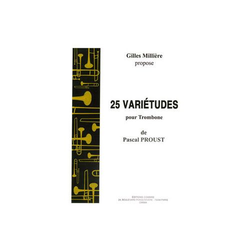 COMBRE PROUST PASCAL - VARIETUDES (25) - TROMBONE SOLO