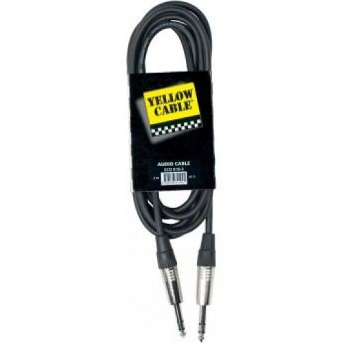 YELLOW CABLE Cordon Jack Stéréo Jack Stéréo 1 M