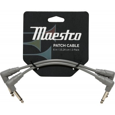GIBSON GEAR MAESTRO INSTRUMENT PATCH CABLES (2-PACK) 6-INCH