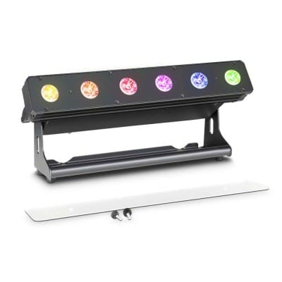 PIXBAR 500 PRO - PROFESSIONELE LED-BAR 6 LEDS RGBWA + UV 12 W.