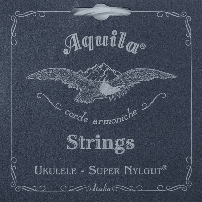 AQUILA 101U SUPERNYLGUT SOPRANO UKULELE SET, G LOW BRASS PLATED, GCEA