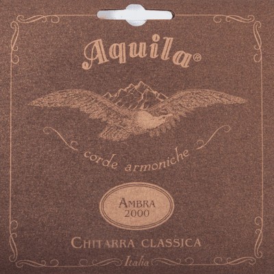 AQUILA AMBRA 2000 GUITARE CLASSIQUE, 3 CORDES AIGUS, TIRANT FAIBLE