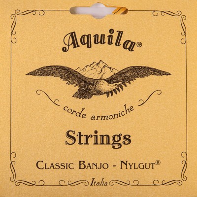 AQUILA 1B Nylgut Jeu Banjo 5 Cordes, DBGDG, Tirant Medium, 1 Corde Rouge