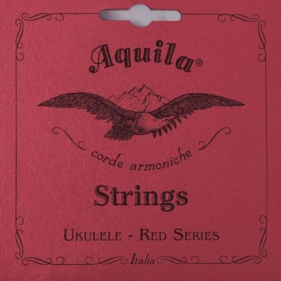 AQUILA REDS UKULELE CONCERT, SINGLE STRING, 4TH G LOW -G