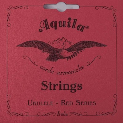 AQUILA REDS JEU UKULELE TENOR, GCEA, SOL GRAVE ROUGE FIL