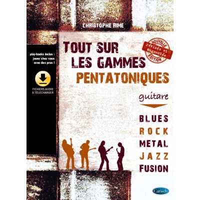 RIME CHRISTOPHE - TOUT SUR LES GAMMES PENTATONIQUES - GUITARE