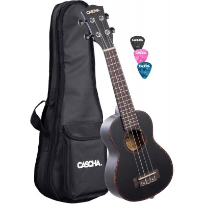 CASCHA Hh 2262 Soprano Mahogany Black