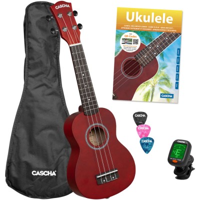 CASCHA HH 3970 Soprano Linden Red Set