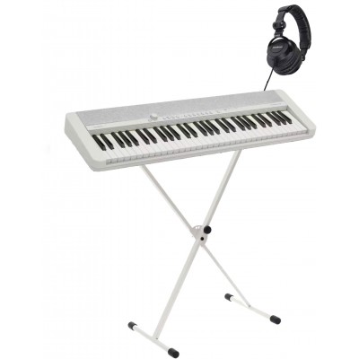 CT-S1 blanc avec son stand et son casque