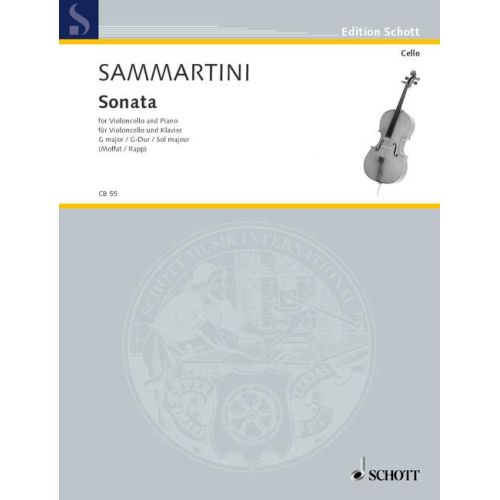 SAMMARTINI G.B. - SONATA G MAJOR - CELLO AND PIANO