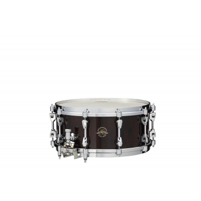 STARPHONIC BUBINGA BRAVURA 14X6 CONCERT SNARE DRUM W/MULTI SNARE FRAME GLOSS NATURAL CORDIA