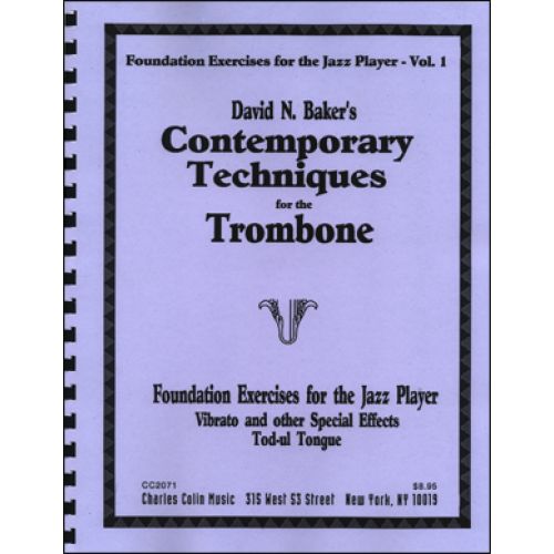 CHARLES COLIN MUSIC BAKER DAVID - Contemporary Techniques for the Trombone VOL.3 - The II V7 Progression
