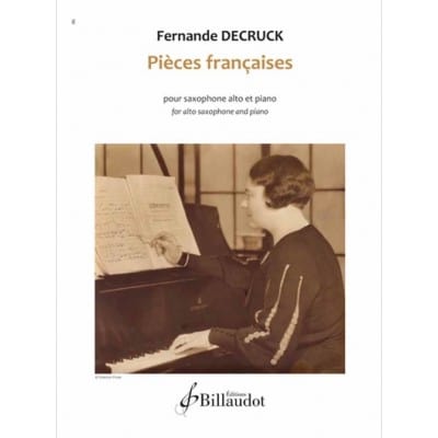 DECRUCK FERNANDE - PIECES FRANCAISES - SAXOPHONE MI B
