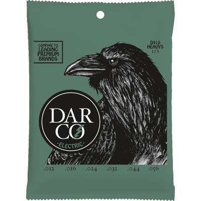 DARCO ELECTRIC STRINGS NICKEL WOUND SET D910 HEAVY 12-56