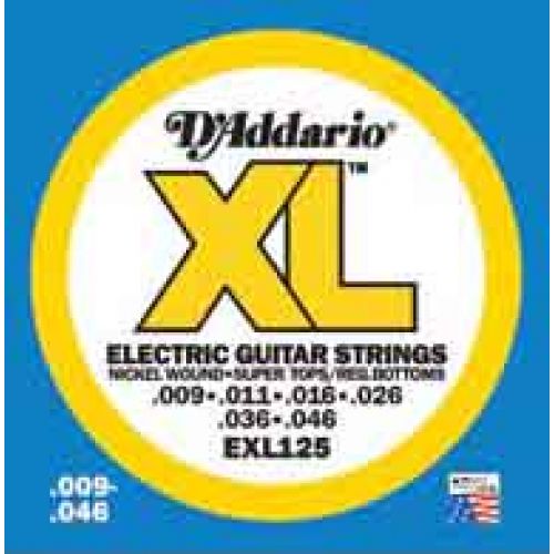 D'ADDARIO AND CO EXL125 09 11 16 26 36 46