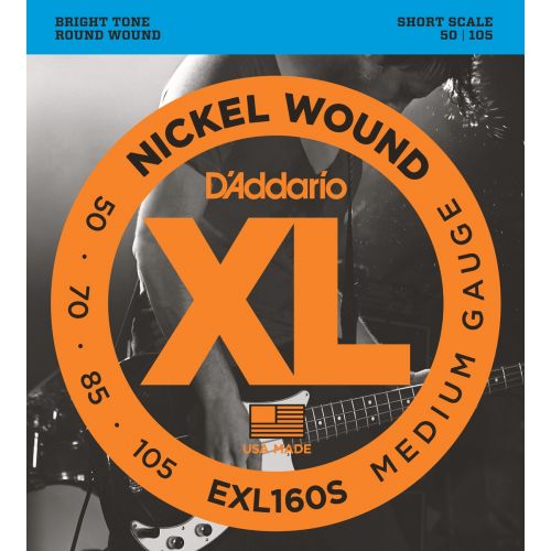 D'ADDARIO AND CO EXL160S SHORTSCALE 50-105