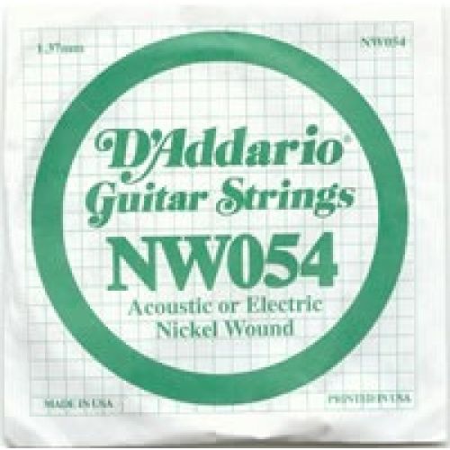 NW054 NICKEL WOUND ELECTRIC GUITAR SINGLE STRING .054