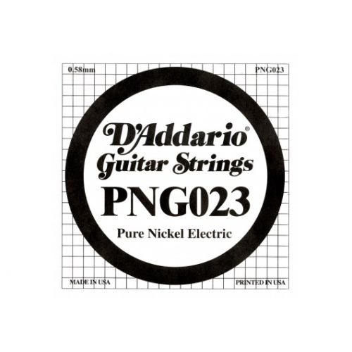 PNG023 PURE NICKEL ELECTRIC GUITAR SINGLE STRING .023