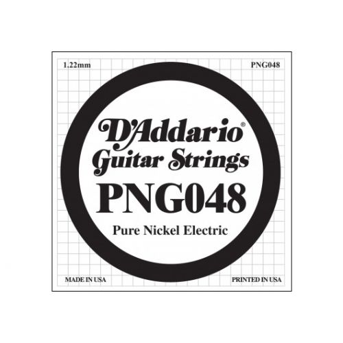D'ADDARIO AND CO PNG048 PURE NICKEL .048