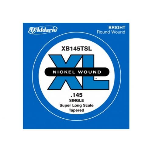 XB145T NICKEL WOUND SINGLE STRING SUPER LONG SCALE .145 TAPERED