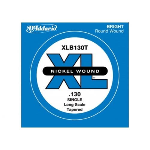 D'ADDARIO AND CO XLB130T NICKEL WOUND SINGLE STRING LONG SCALE .130 TAPERED