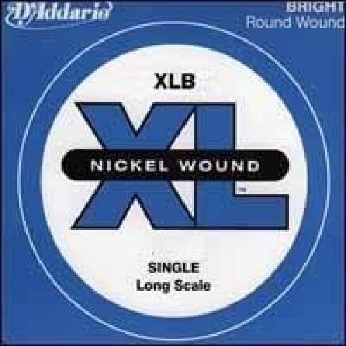 D'ADDARIO AND CO XLB135 NICKEL WOUND BASS GUITAR SINGLE STRING LONG SCALE .135
