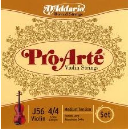 D\'addario Pro Arte Violon 4/4 Jeu De Cordes Medium/re File