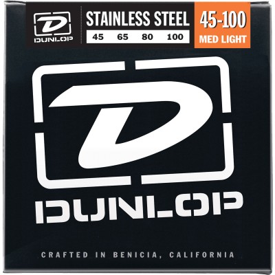 Dunlop Cordes Basses Stainless Steel Medium Light