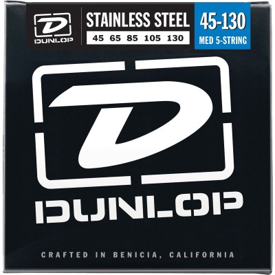 Dunlop Cordes Basses Stainless Steel Medium /5c