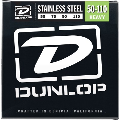 Dunlop Cordes Basses Stainless Steel Heavy