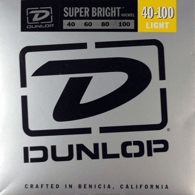 Dunlop Cordes Basses Super Bright Nickel Plated Steel Light !40-60-80-100