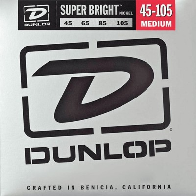 Dunlop Cordes Basses Super Bright Nickel Plated Steel Medium !45-65-85-105
