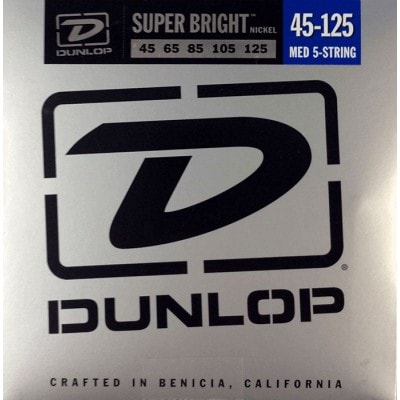 Dunlop Cordes Basses Super Bright Nickel Plated Steel Medium /5c !45-65-85-105-125