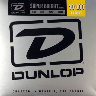 Dunlop Cordes Basses Super Bright Stainless Steel Light !40-60-80-100