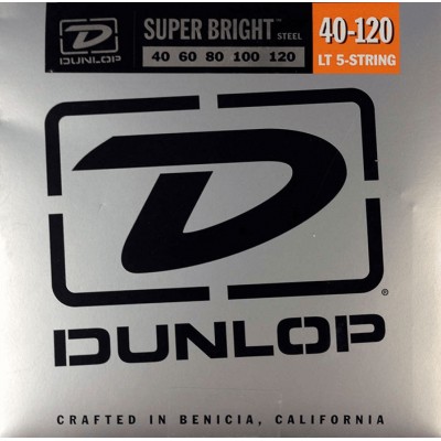 Dunlop Cordes Basses Super Bright Stainless Steel Light /5c !40-60-80-100-120